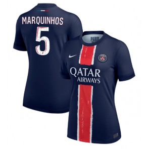 Paris Saint-Germain Marquinhos #5 Replika Hjemmebanetrøje Dame 2024-25 Kortærmet